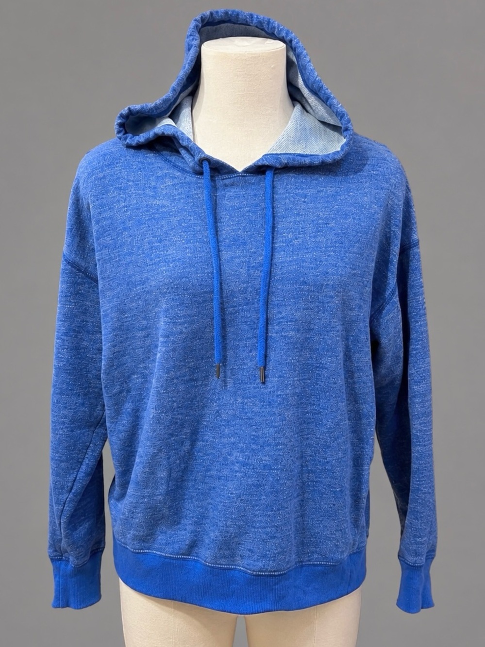 GAP Fit Blue Split Back Sweatshirt Hoodie Top L